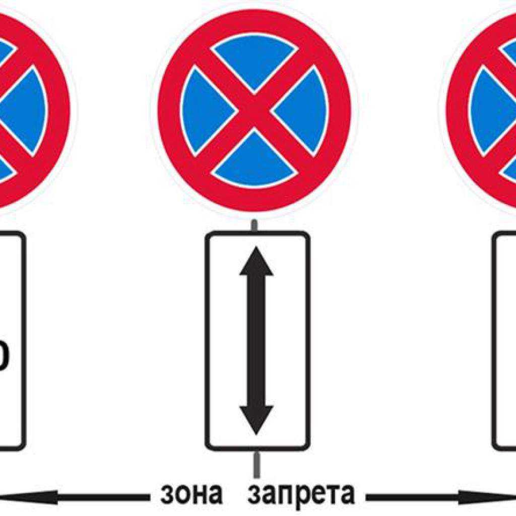 Остановка и стоянка запрещена знак зона действия. Штраф за остановку под знаком остановка запрещена.