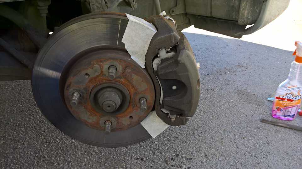 Замена передних колодок mitsubishi lancer 9
