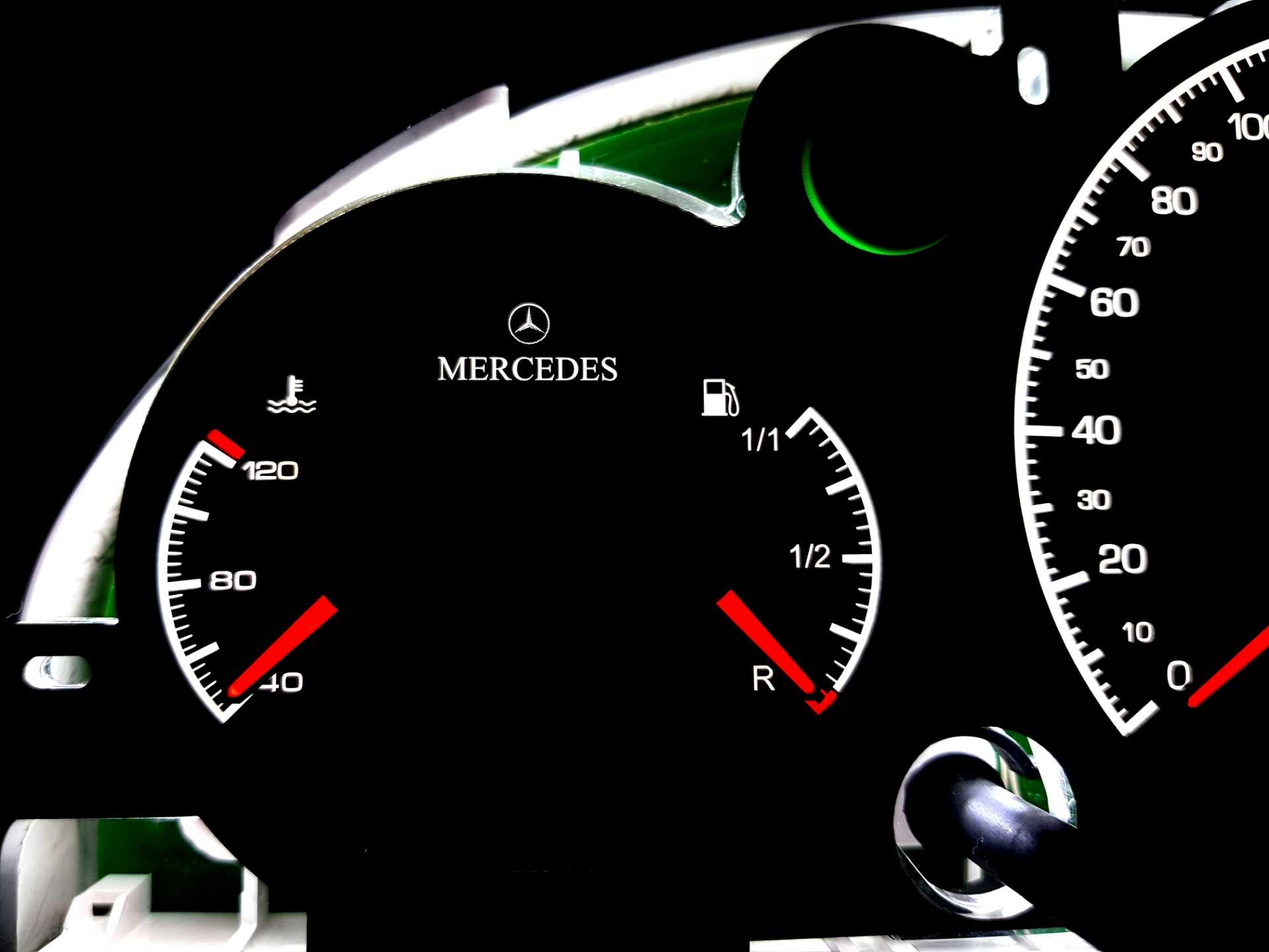 Mercedes-benz w163 | индикаторы комбинации приборов | мерседес w163