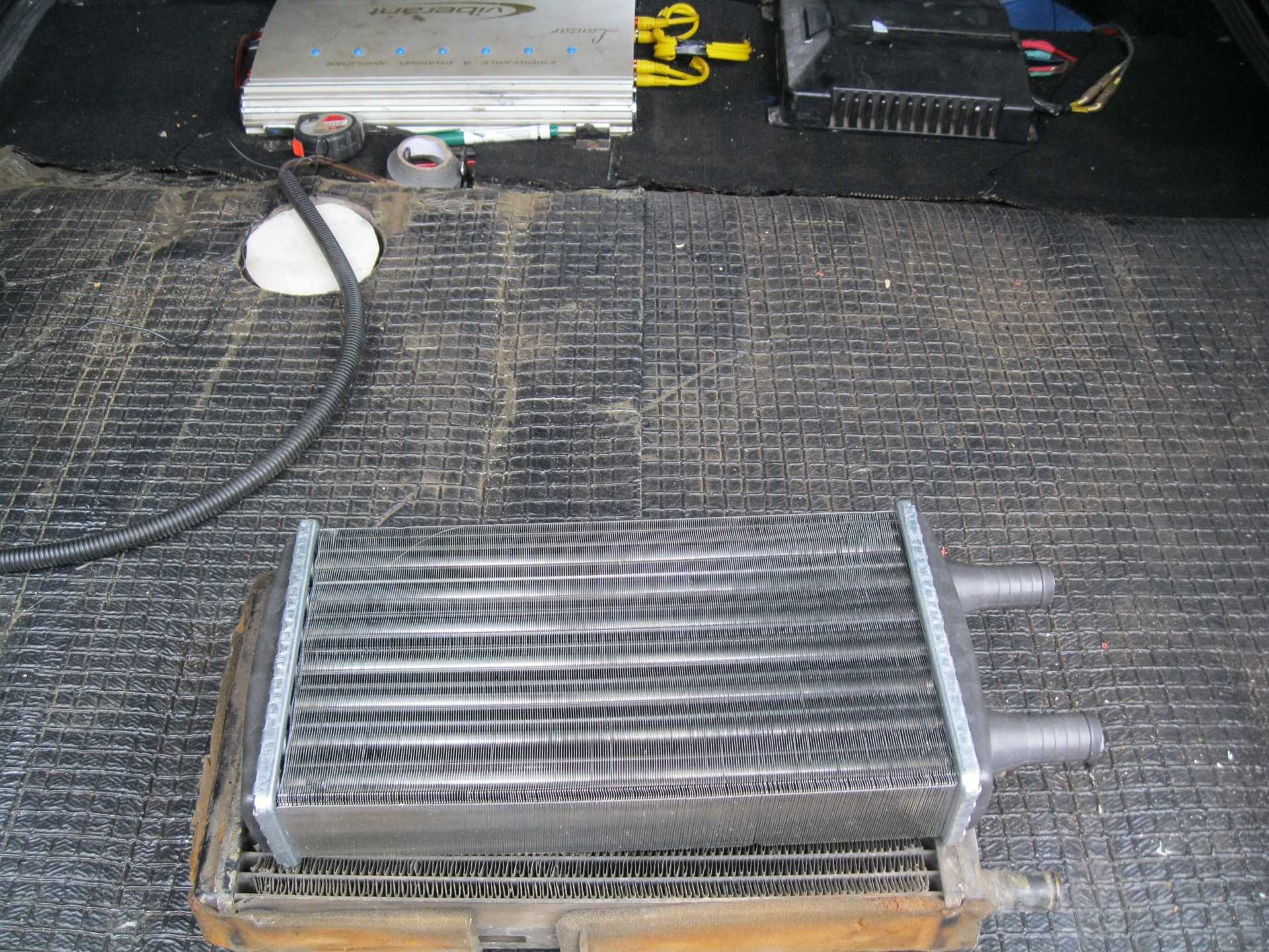 Какой радиатор печки выбрать и как его поменять на автомобиле газель