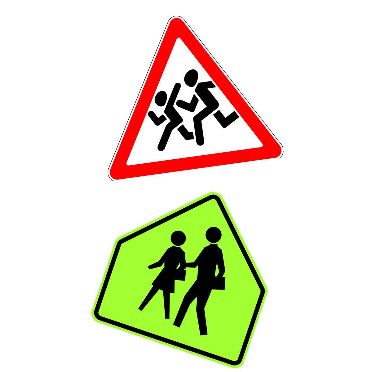 Дорожный знак «осторожно дети»